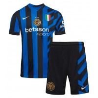 Camisa de time de futebol Inter Milan Denzel Dumfries #2 Replicas 1º Equipamento Infantil 2024-25 Manga Curta (+ Calças curtas)